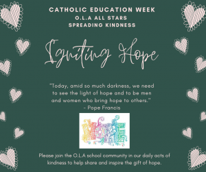 Catholic Education – “Igniting Hope”